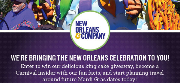 Enter to win our delicious king cake giveaway!