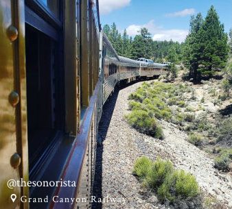 Instagram Photo by @thesonorista at Grand Canyon Railway