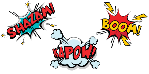Shazam! Boom! Kapow!