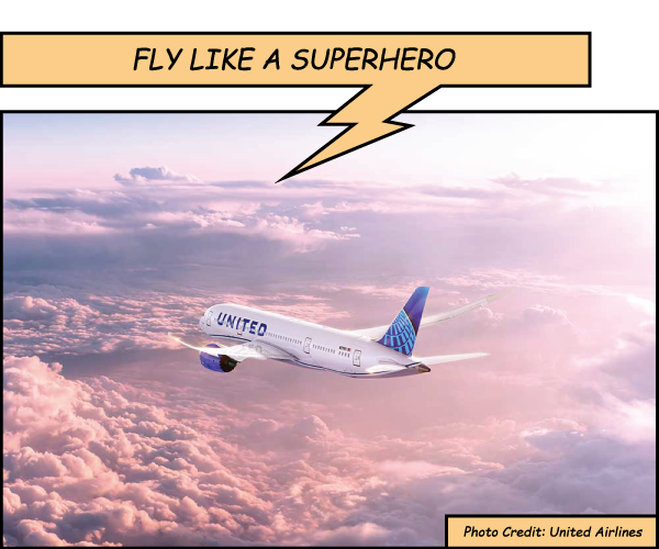 united airlines: fly like a superhero