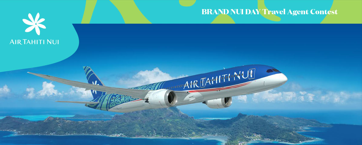 Tahitian Dreamliner Travel Agent Game - Air Tahiti Nui Logo - The Air Tahiti Nui Tahitian Dreamliner