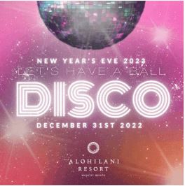 New Year's Eve 2023 Disco ball graphic