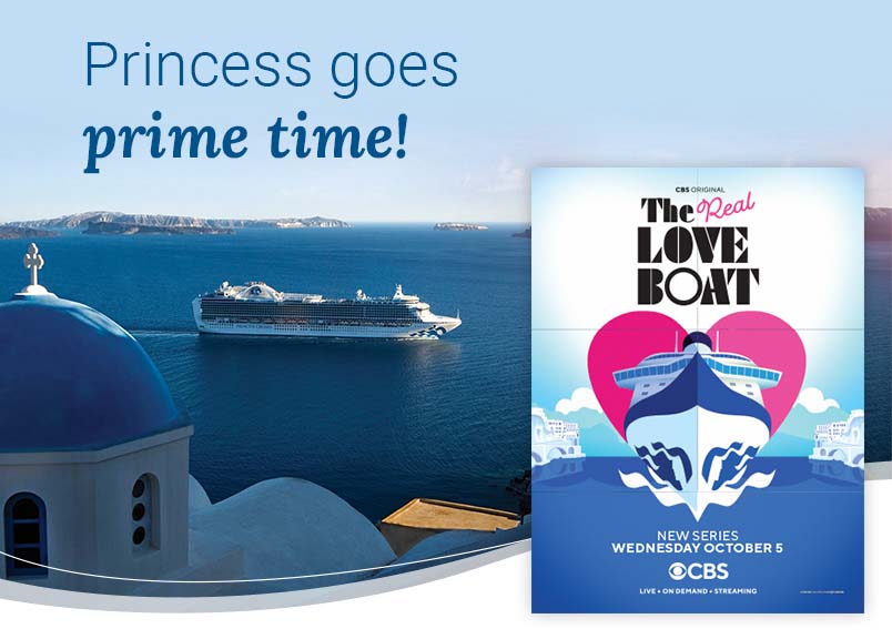 Princess goes prime time! The Real Love Boat New Series Wednesday October 5 on CBS.