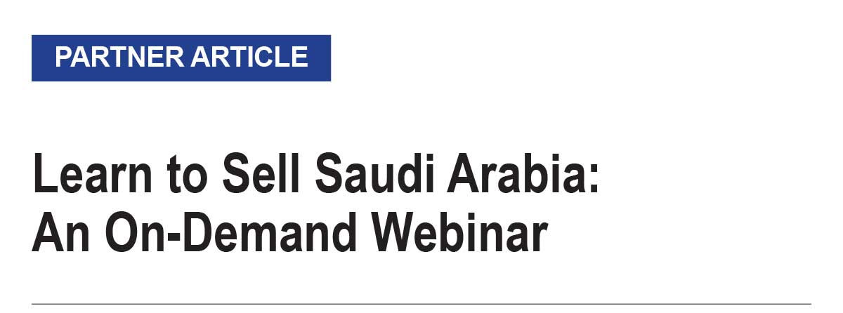 Learn to Sell Saudi Arabia: An On-Demand Webinar