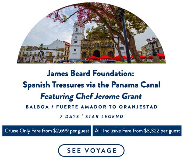 James Beard Foundation: Spanish Treasures via the Panama Canal Featuring Chef Jerome Grant