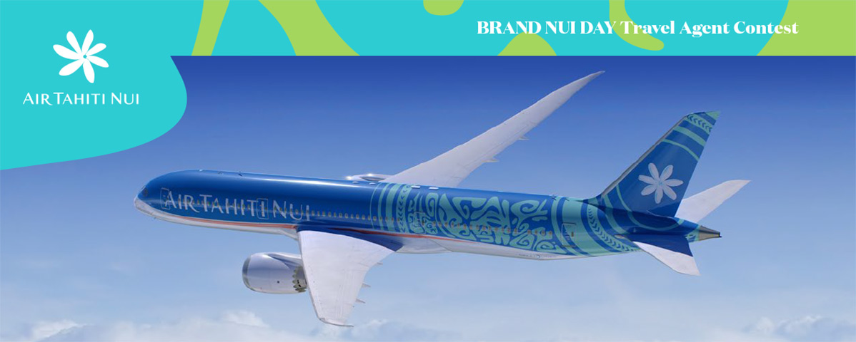 Tahitian Dreamliner Travel Agent Game - Air Tahiti Nui Logo - The Air Tahiti Nui Tahitian Dreamliner