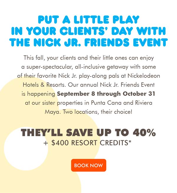 Put a little play in your day with THE NICK JR. FRIENDS EVENT