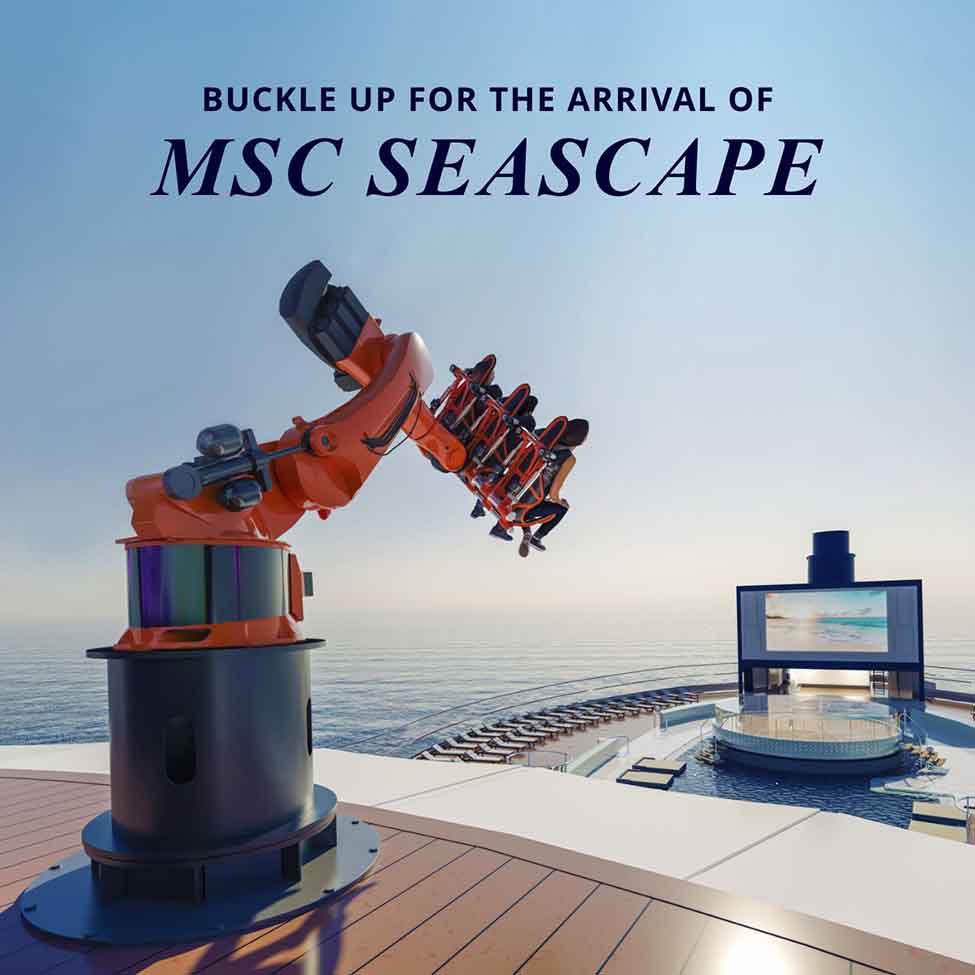 Buckle Up for the Arrival of MSC Seascape