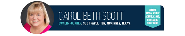 Carol Beth Scott / Owner/Founder of 3D Travel