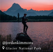 Instagram Photo by @jordankimmons at Glacier National Park