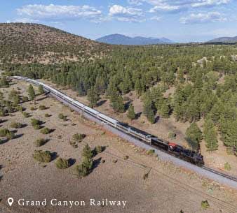 Instagram Photo by @slorailfanning at Grand Canyon Railway