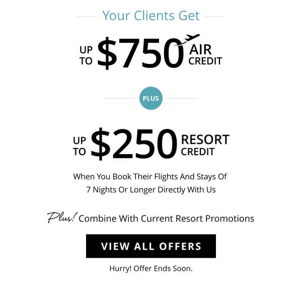 Air Credit And Resort Credit