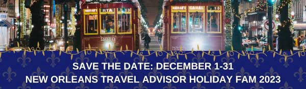 Save the Date New Orleans Holiday FAM 2023