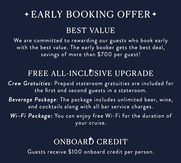 Early Booking Offer