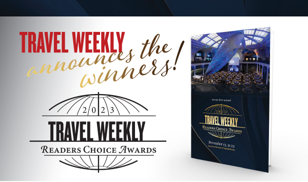 Travel Weekly Announces 2023 Readers Choice Awards Winners