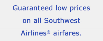 Guaranteed low prices on all Southwest Airlines® airfares.